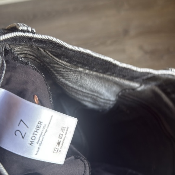 MOTHER DENIM HIGH WAISTED RASCAL ANKLE SNIP 27 - Picture 10 of 13